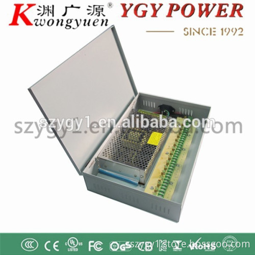 60w 4-CH output box style multiple outputs 12v 5a ac dc power supply